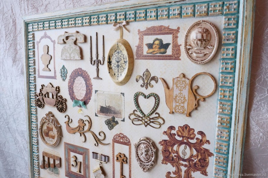 Панно "перья"