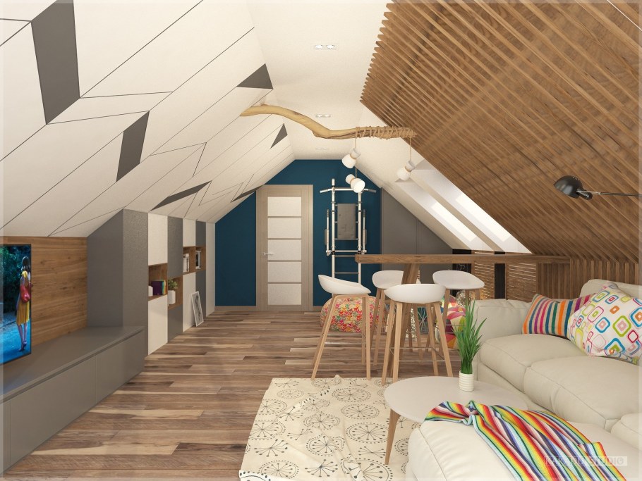 Дормер в мансарде