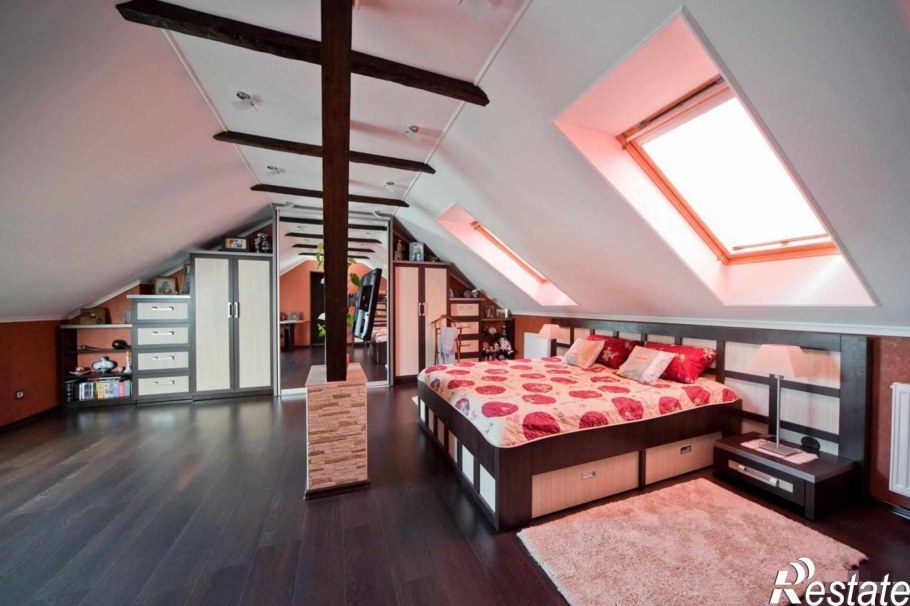 Мансардная крыша отделка внутри