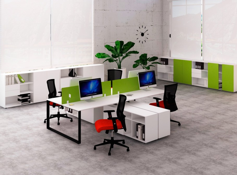 Итальянская офисная мебель опен Спейс