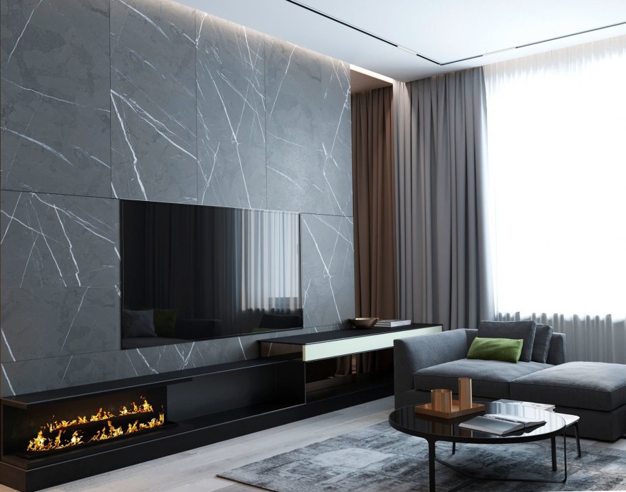 Стена под телевизор