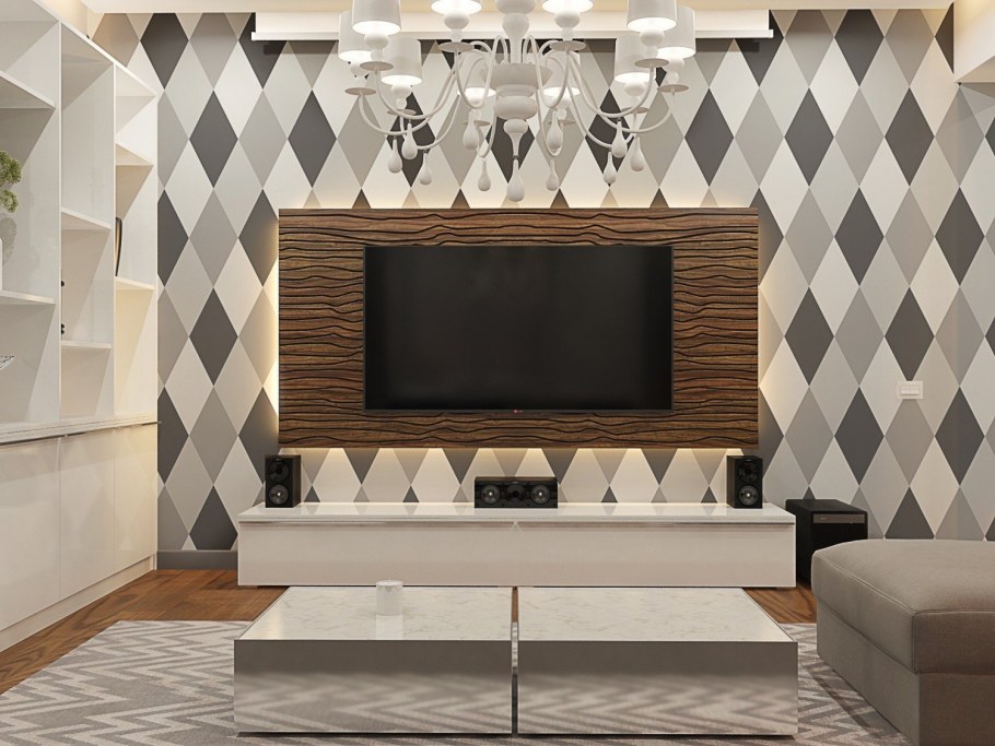 Стеновая панель под телевизор