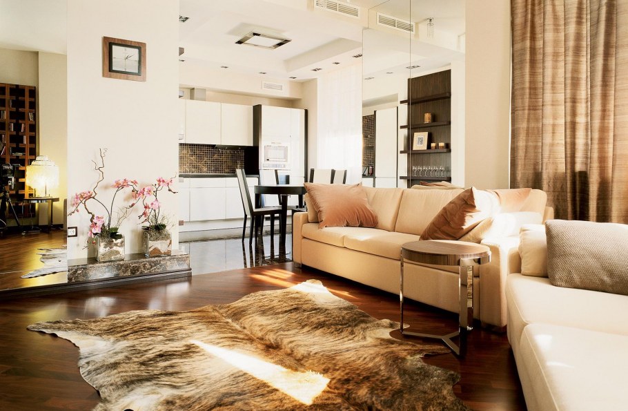 Кухни гостиные в светлых тонах