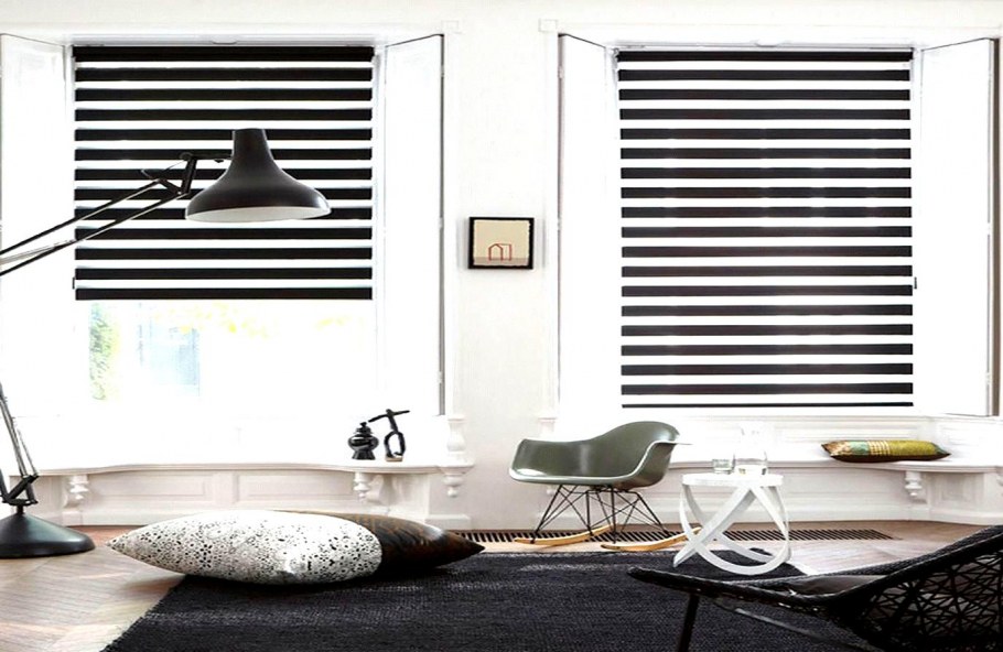 Черные жалюзи