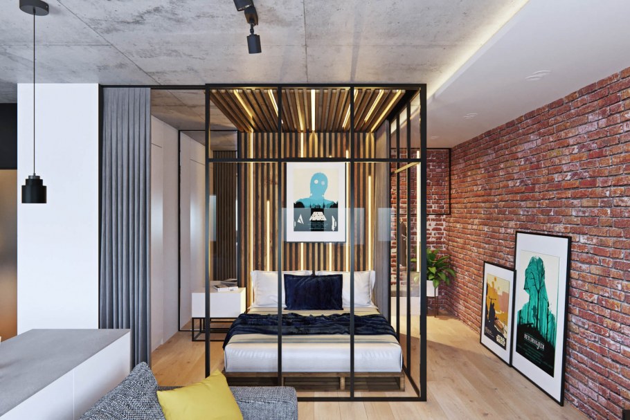 Перегородки в стиле лофт