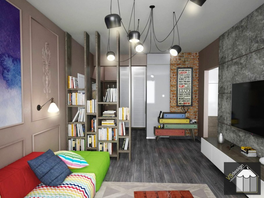 Спальня лофт 2020