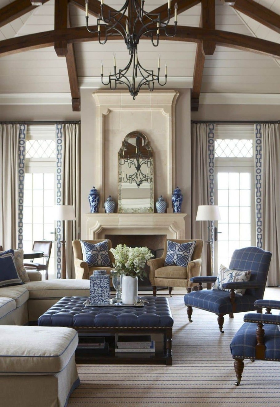 Гостиная в американском стиле