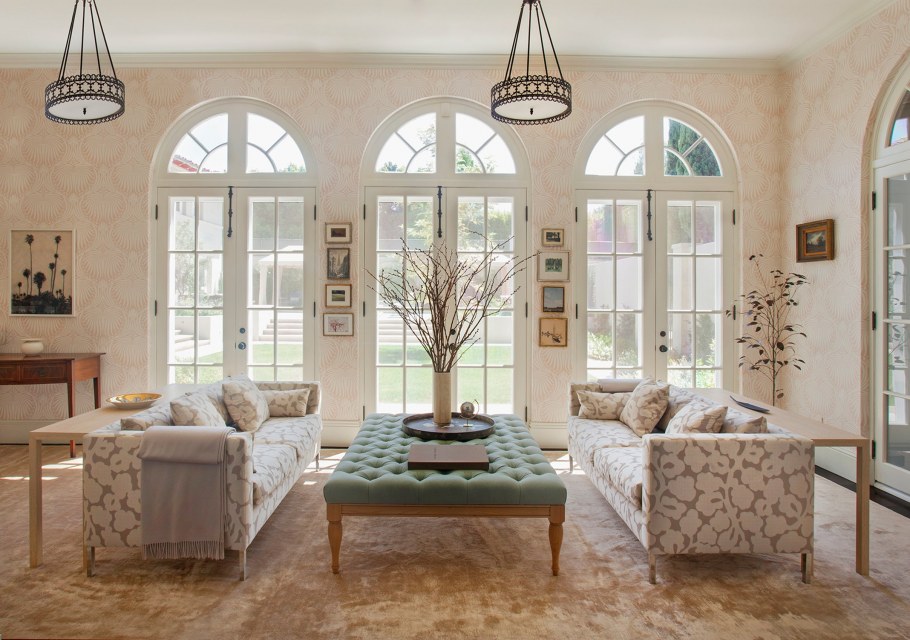 Интерьер гостиной в стиле шебби Шик