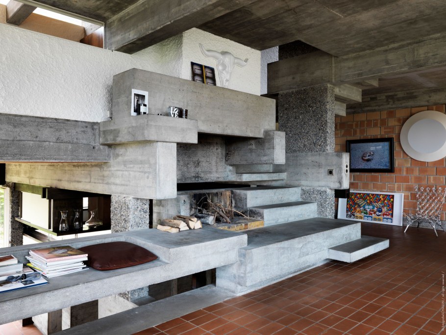 Архитектурный бетон в интерьере