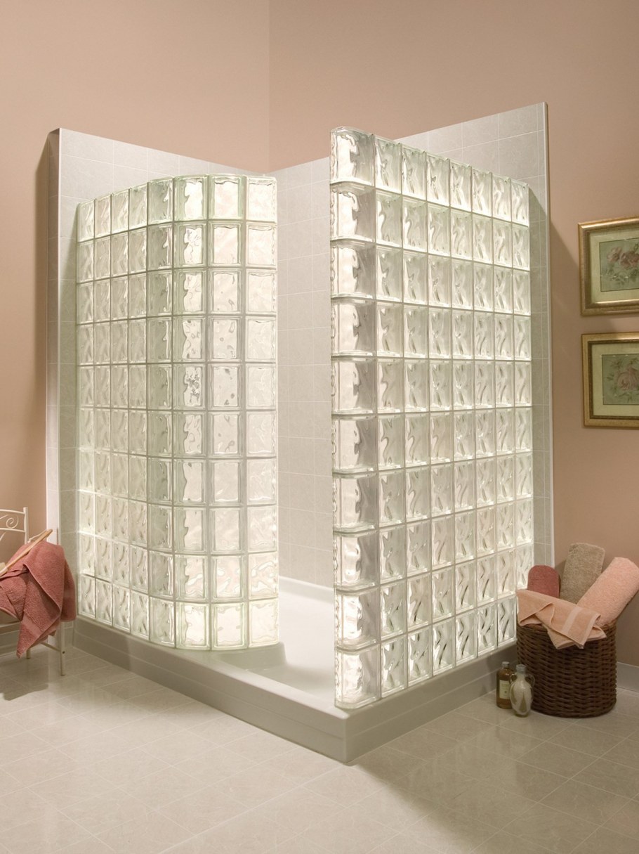 Перегородки из стеклоблоков и стеклопрофилита