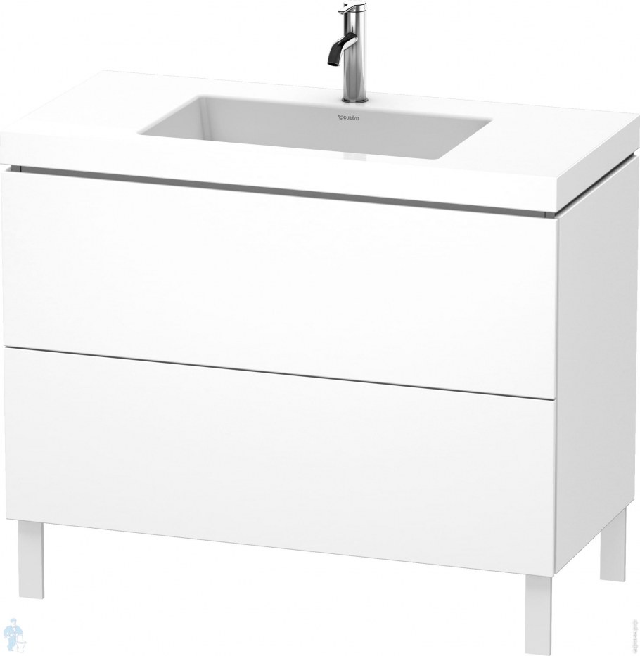 Тумба подвесная с раковиной Duravit l-Cube lc6928o2222 белый глянцевый