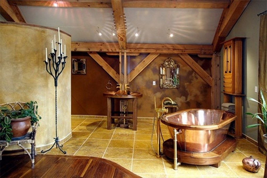Ванна в стиле викингов
