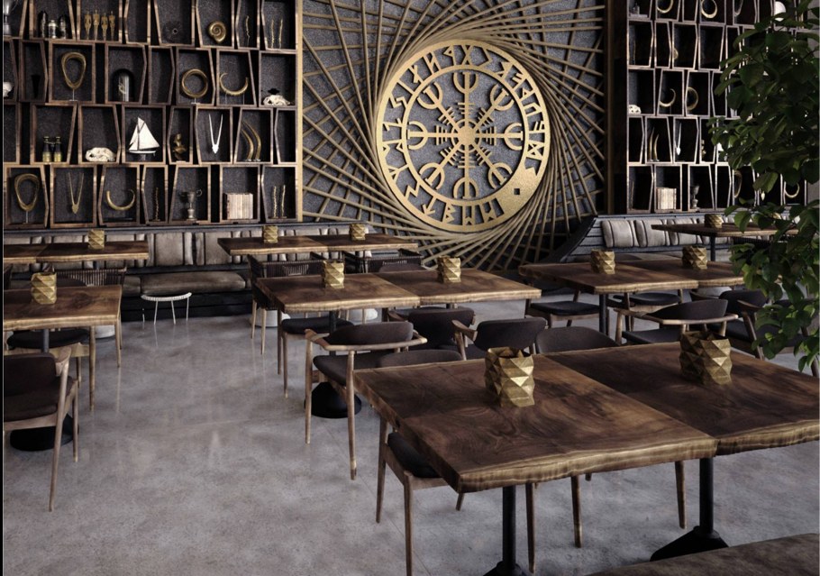 Бар в стиле викингов