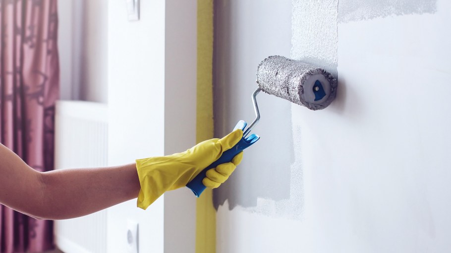 Декоративная штукатурка в светлых тонах