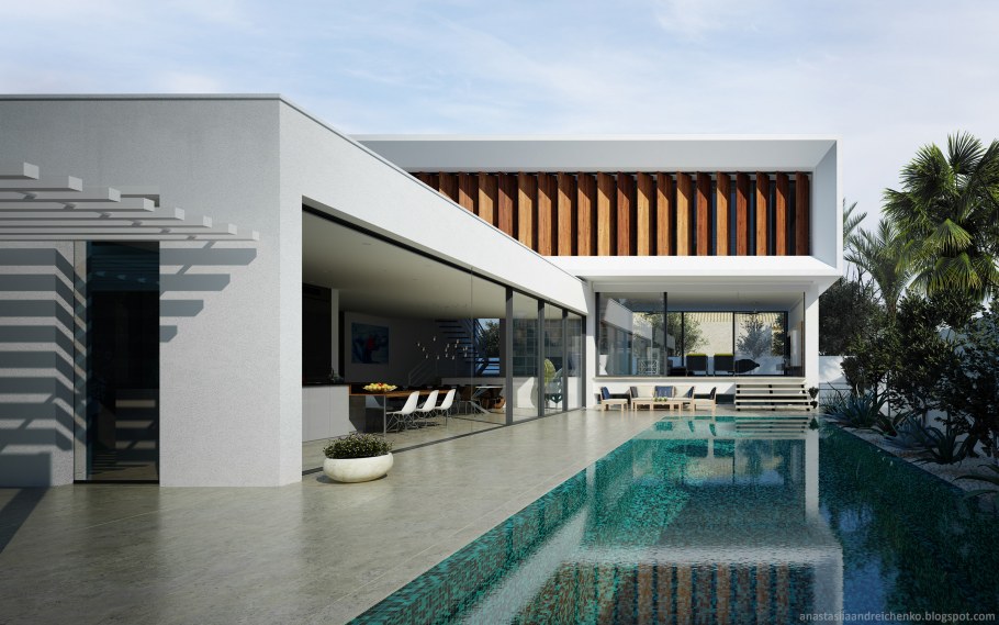 Дом в средиземноморском стиле одноэтажный