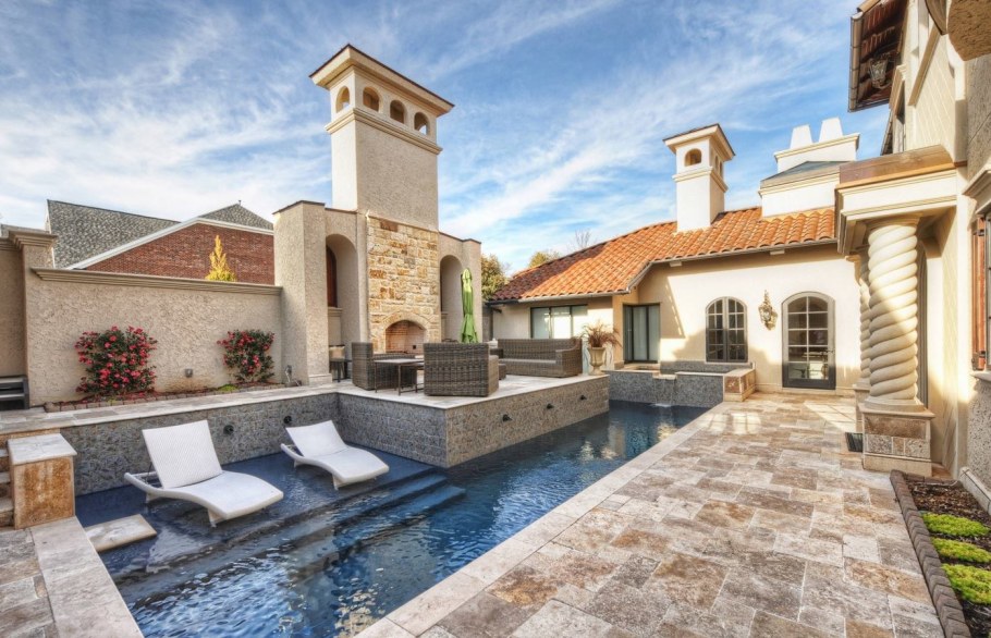 Дом в средиземноморском стиле одноэтажный