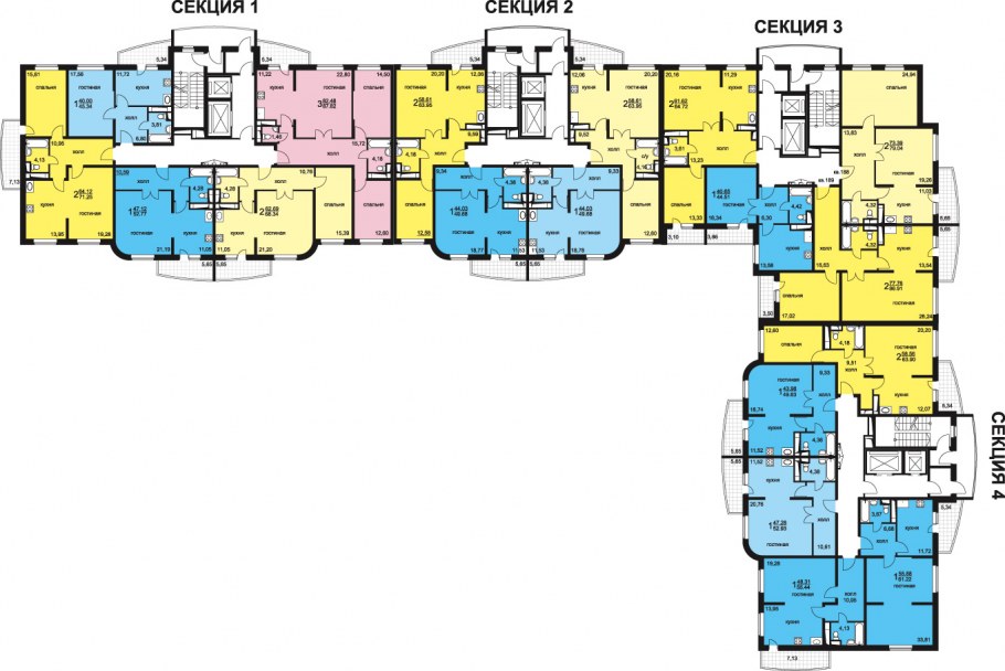 Сходня парк планировки квартир
