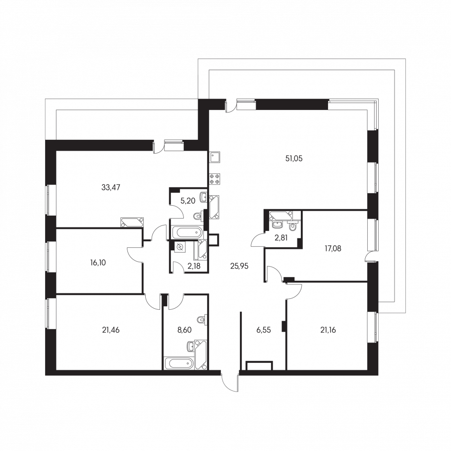 Пик Вавилова 4 планировки