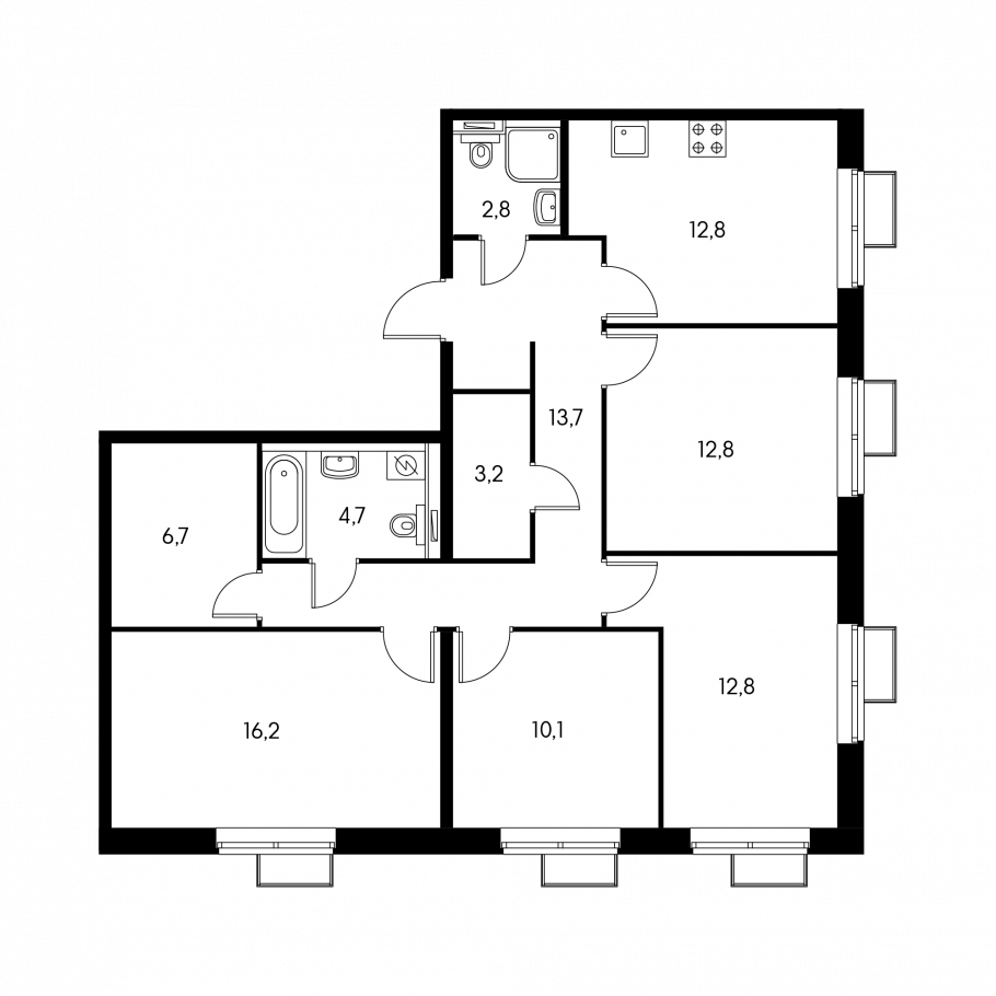 Пик Люберецкий планировки