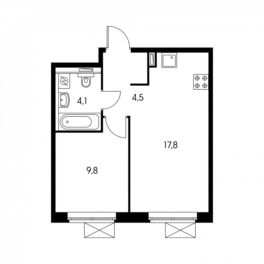 ЖК Римского-Корсакова 11 планировки