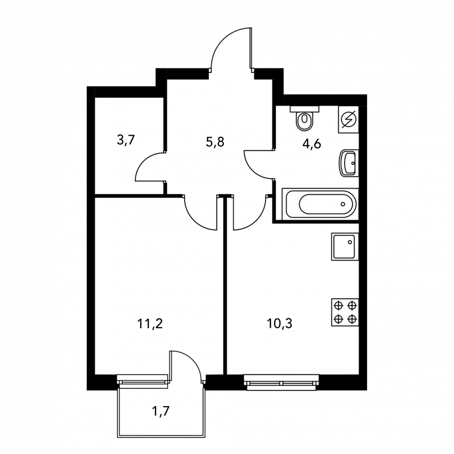 Пик планировки Лефортово парк