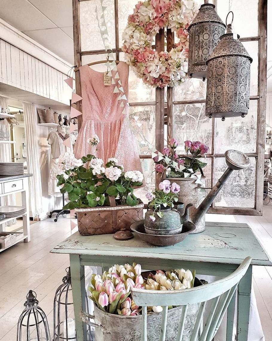 Люстры шебби Шик в интерьере