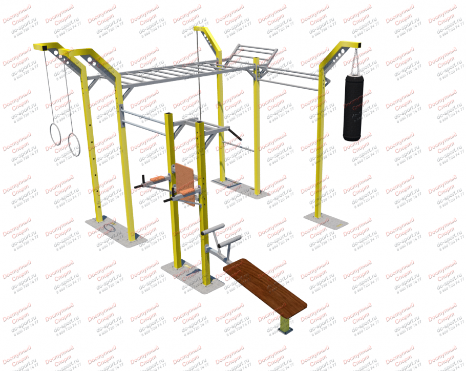 Комплекс для воркаута Buglo 7607