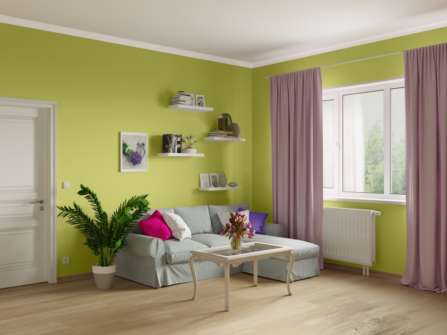 Краска для стен в квартире