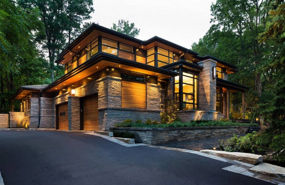 Современный загородный дом