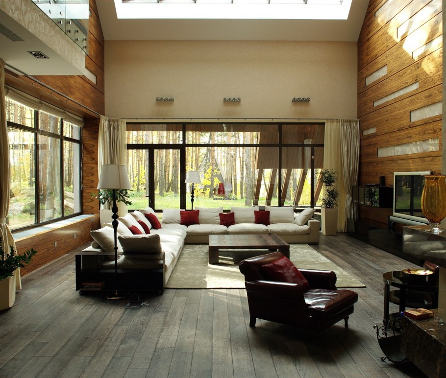 Современный интерьер в частном доме