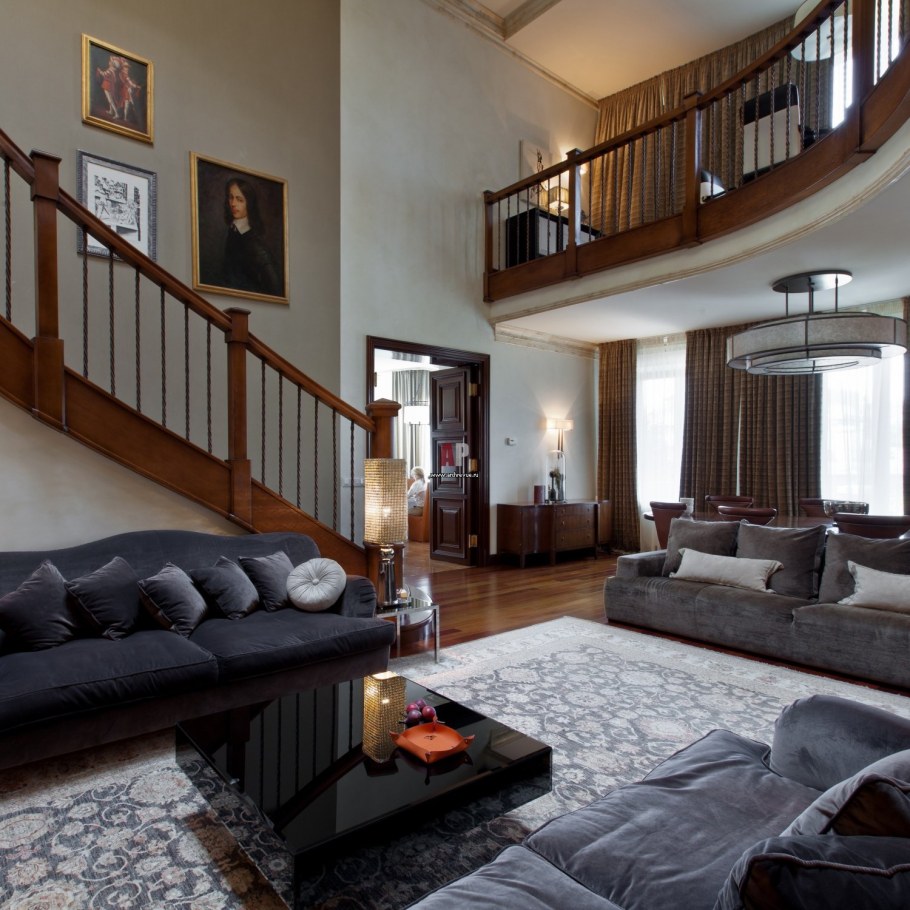 Интерьер деревянного дома