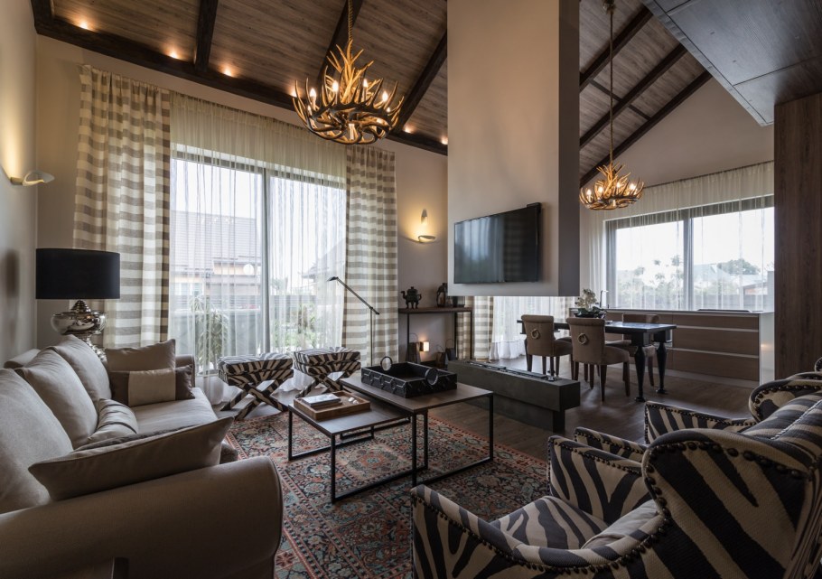 Гостиная со вторым светом