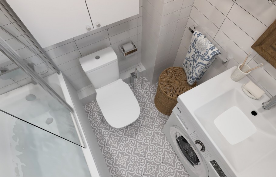 Планировка небольшой ванной комнаты