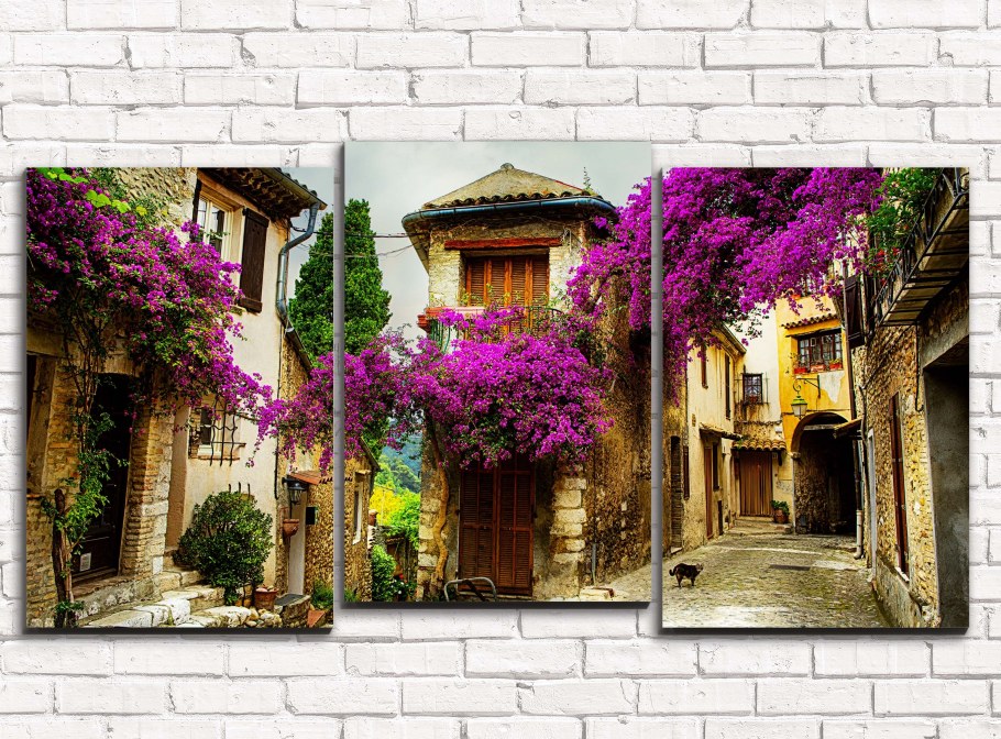 Модульные фотообои на стену