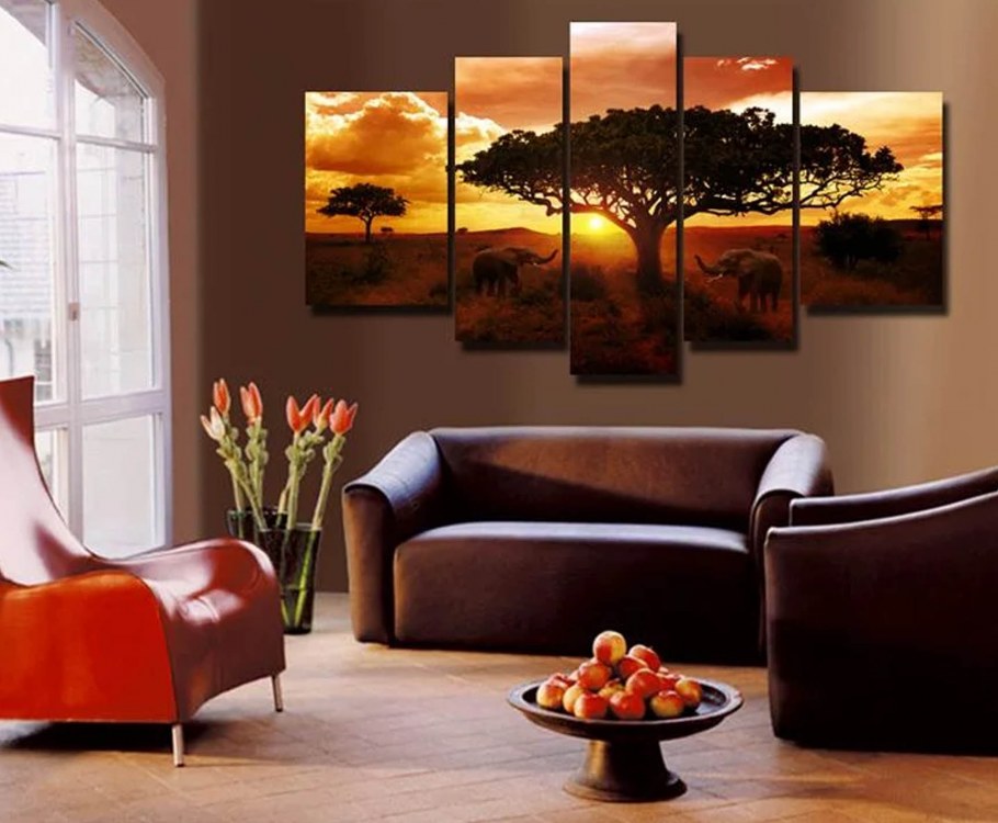 Модульные картины в гостиную