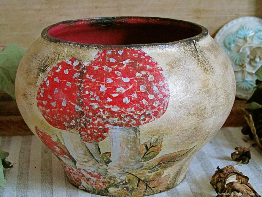 Чугунок декупаж