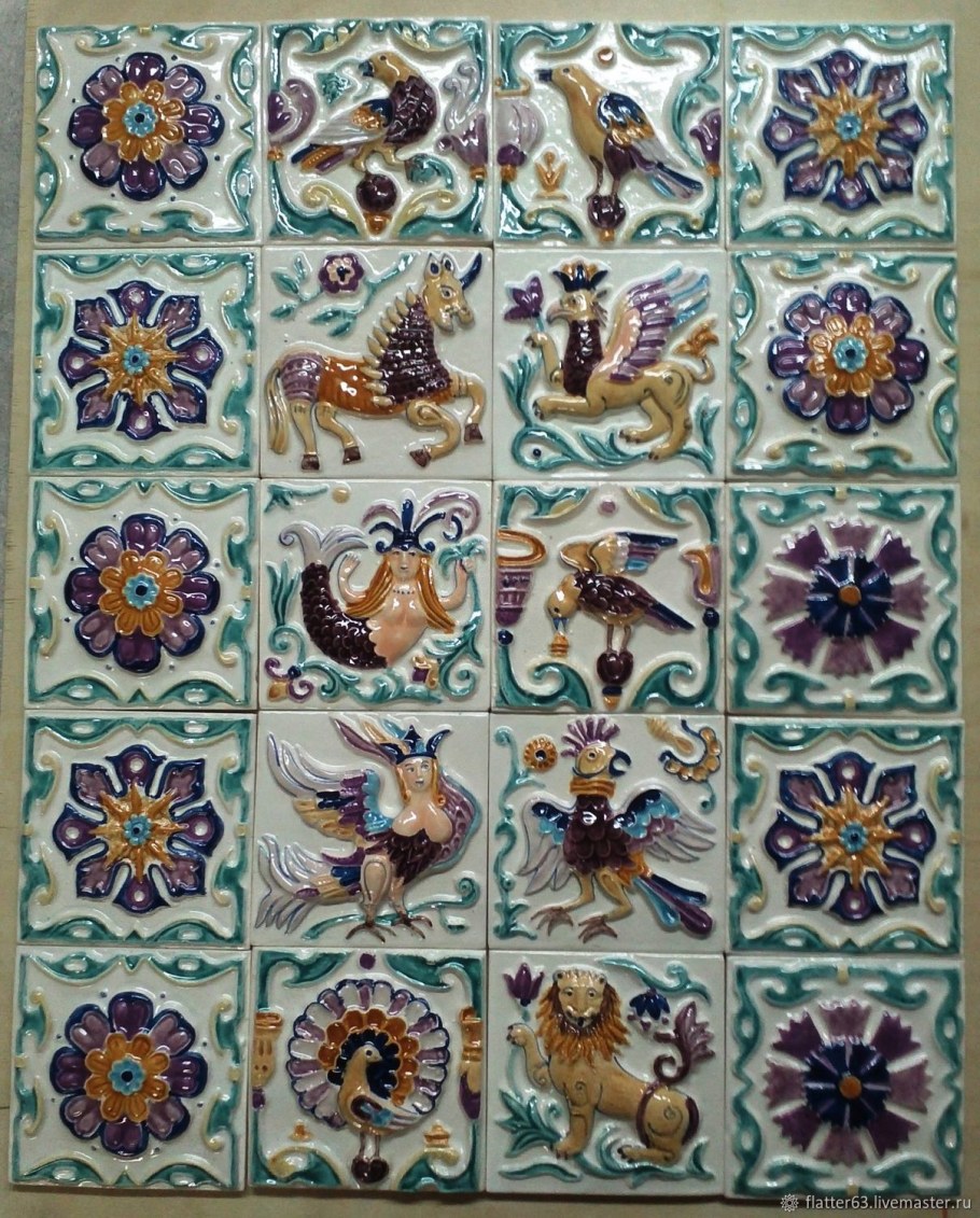 Ярославские изразцы русские изразцы