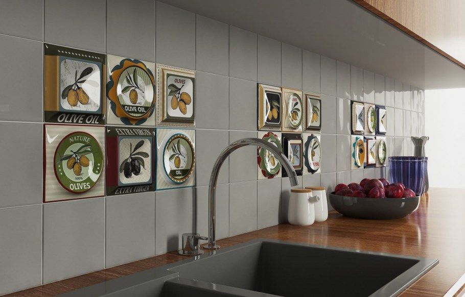 Absolut keramika / Decor Fulham 10x10 / коллекция Fulham