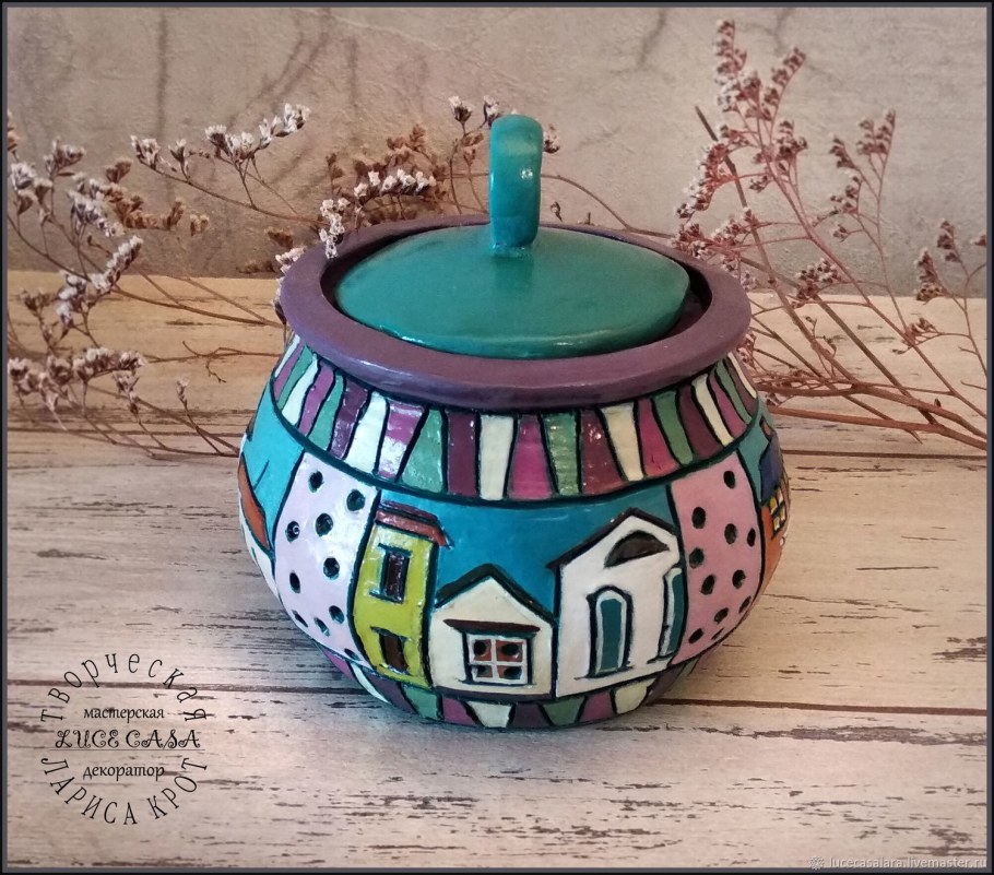 Роспись керамических горшков