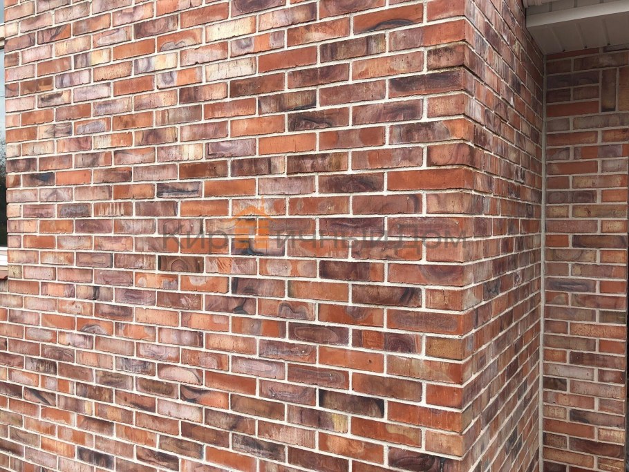 Отделка стен кирпичом на кухне