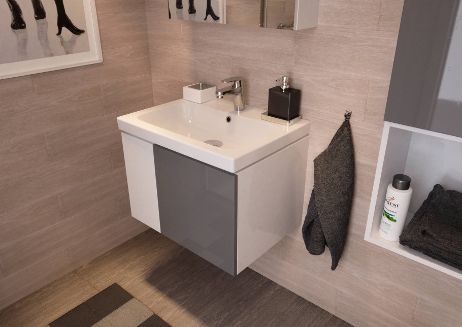 Тумба под раковину Cersanit Colour 60