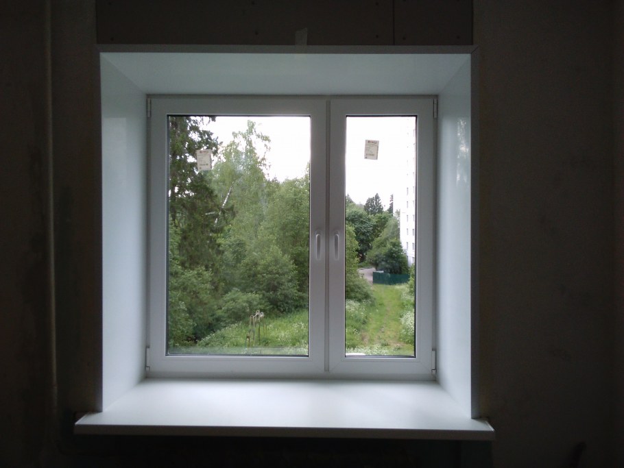 Пластиковые окна внутри
