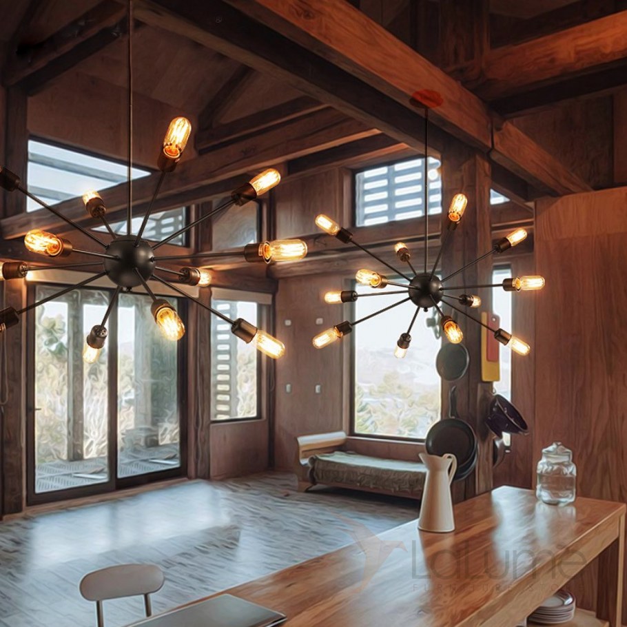 Люстра второй свет лофт