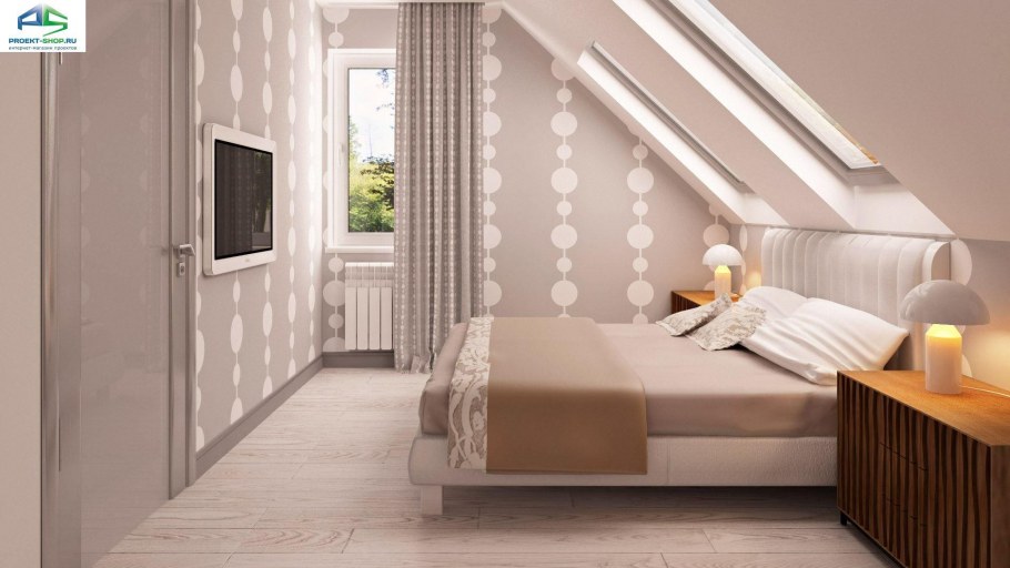 Уютная спальня в доме