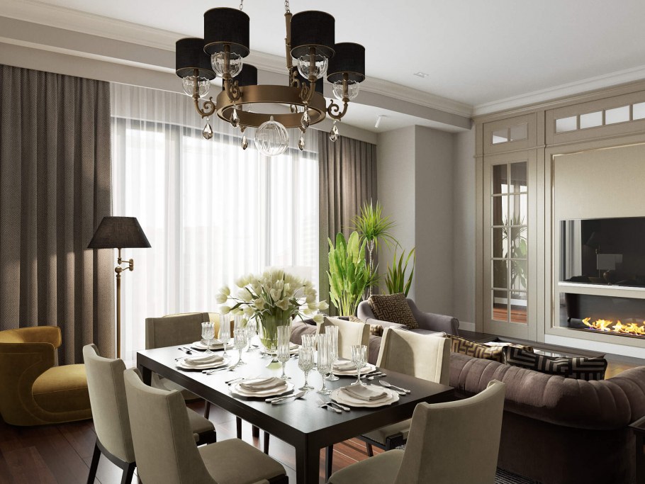 Серые двери в интерьере