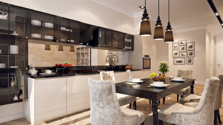 Смешанные стили в интерьере кухни