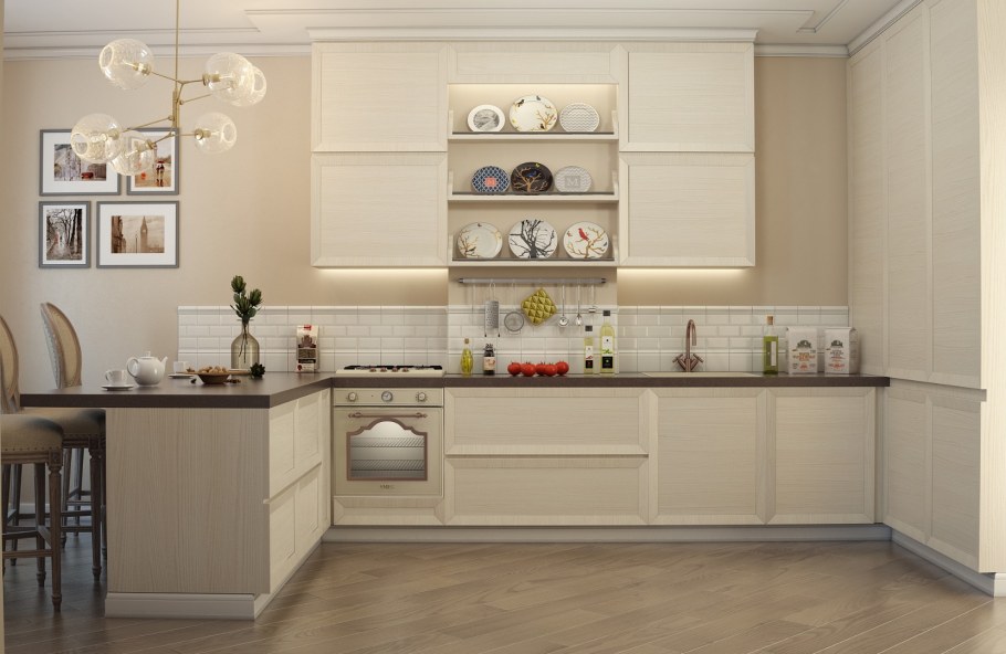 Светлые кухни