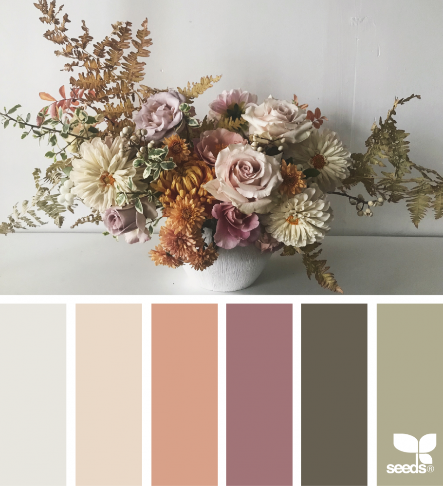 Палетки цветов для интерьера