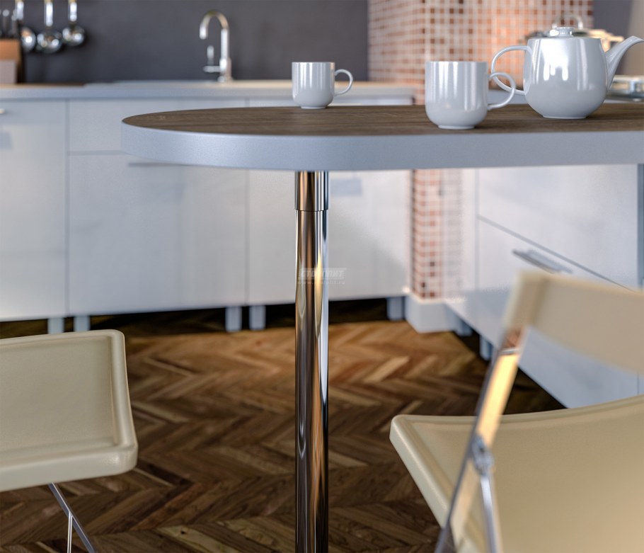 Столешница hard-38u барная 1500*400 мрамор розовый