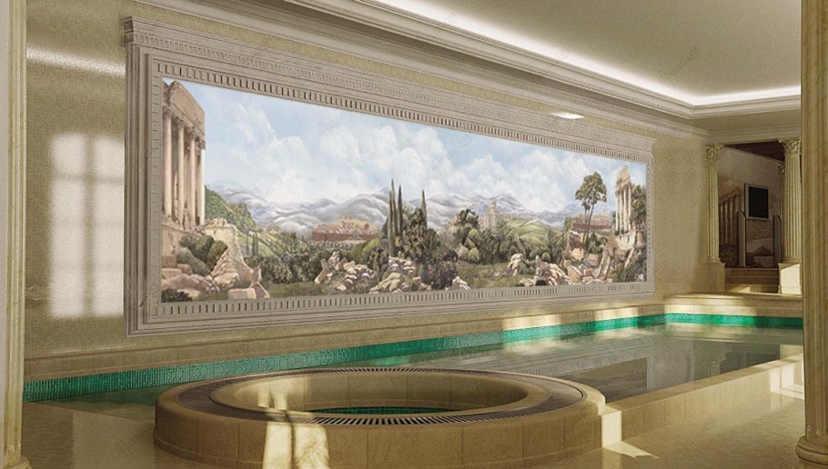 Фрески в бассейн на стену